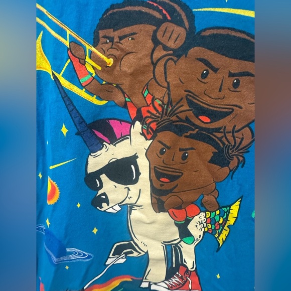 WWE The New Day Wrestling Kofi Kingston Big E Xavier Woods T-Shirt - Picture 3 of 8